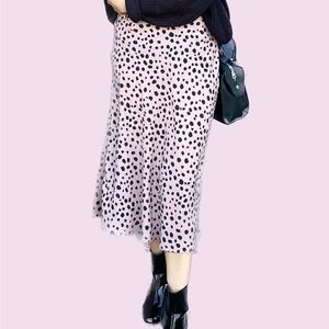 Cheetah Print Midi Skirt